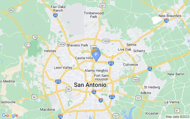 San Antonio Int'l Airport lots map